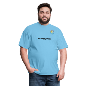 Unisex Classic T-Shirt  Forever GO -My Happy Place - aquatic blue