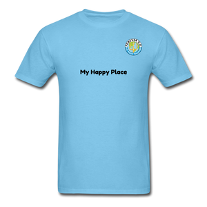 Unisex Classic T-Shirt  Forever GO -My Happy Place - aquatic blue