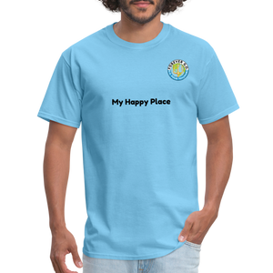 Unisex Classic T-Shirt  Forever GO -My Happy Place - aquatic blue