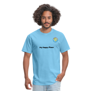 Unisex Classic T-Shirt  Forever GO -My Happy Place - aquatic blue