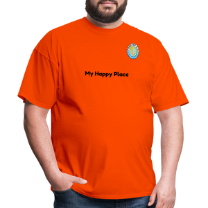Unisex Classic T-Shirt  Forever GO -My Happy Place - orange