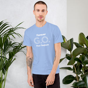 Unisex Jersey T-Shirt - Forever GO Reunion 2022 - Print front & back. (A Portion of the sale going to Charity Fund)