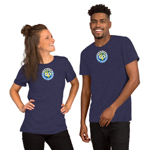 Short-Sleeve Unisex T-Shirt - Featuring Our New Forever GO Logo Patch