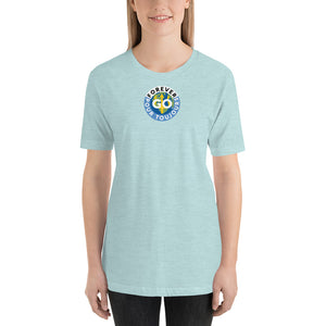 Short-Sleeve Unisex T-Shirt - Featuring Our New Forever GO Logo Patch