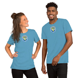 Short-Sleeve Unisex T-Shirt - Featuring Our New Forever GO Logo Patch