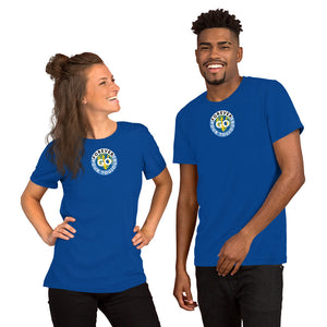 Short-Sleeve Unisex T-Shirt - Featuring Our New Forever GO Logo Patch