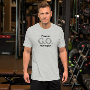 Unisex t-shirt - Black lettering-Forever G.O. Club Med Turkoise Reunion May 28-June 4th, 2022 ( Portion of sale going to Charity Fund)