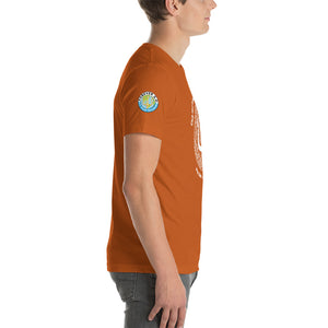 Unisex t-shirt-  Logo on Right Sleeve -Forever GO Reunion Club Med Turkoise 2022