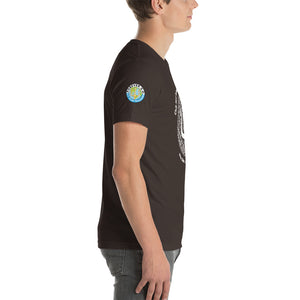 Unisex t-shirt-  Logo on Right Sleeve -Forever GO Reunion Club Med Turkoise 2022