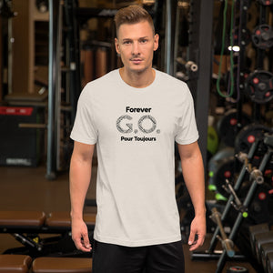 Unisex t-shirt - Black lettering-Forever G.O. Club Med Turkoise Reunion May 28-June 4th, 2022 ( Portion of sale going to Charity Fund)
