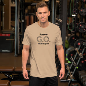 Unisex t-shirt - Black lettering-Forever G.O. Club Med Turkoise Reunion May 28-June 4th, 2022 ( Portion of sale going to Charity Fund)