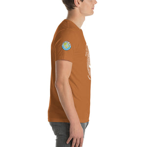 Unisex t-shirt-  Logo on Right Sleeve -Forever GO Reunion Club Med Turkoise 2022