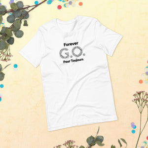 Unisex t-shirt - Black lettering-Forever G.O. Club Med Turkoise Reunion May 28-June 4th, 2022 ( Portion of sale going to Charity Fund)