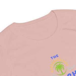 Women’s fitted t-shirt- The Beach My Happy Place
