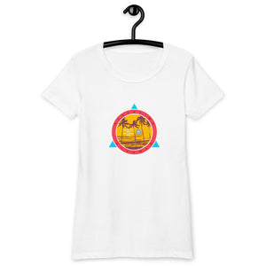 Women’s fitted t-shirt - Forever G.O. where Life & Happiness meet